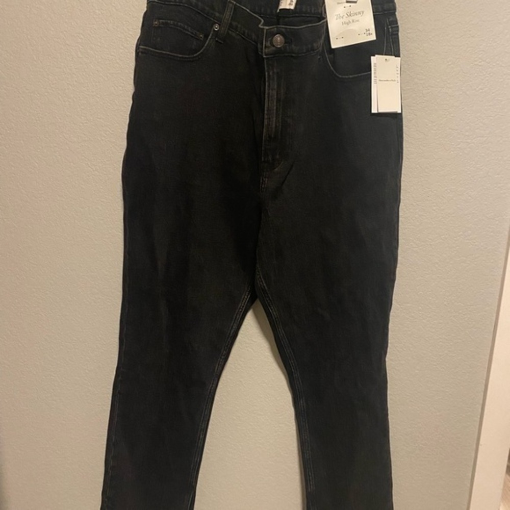Abercrombie NWT Black Skinny High Rise Jeans size 18